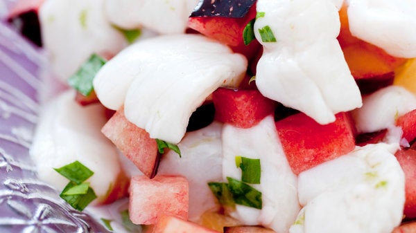 Scallop-and-Plum Ceviche
