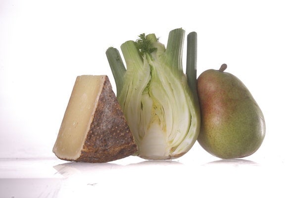 Pecorino and Pear Salad