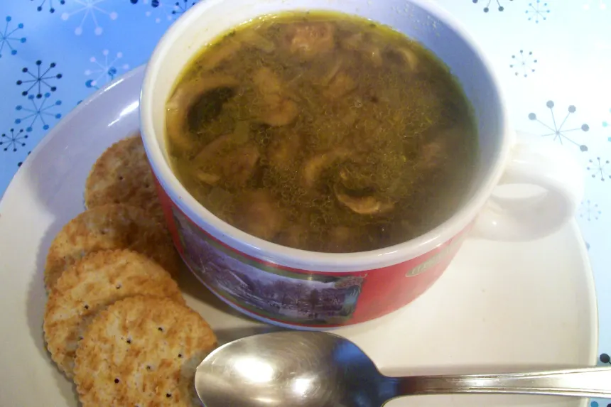 Moosewood Mushroom Barley Soup