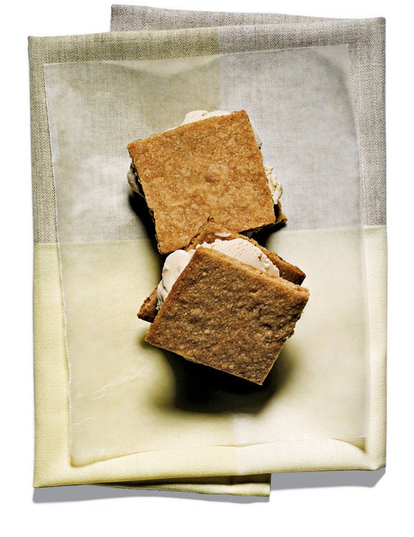 Cognac-Ice-Cream Sandwiches