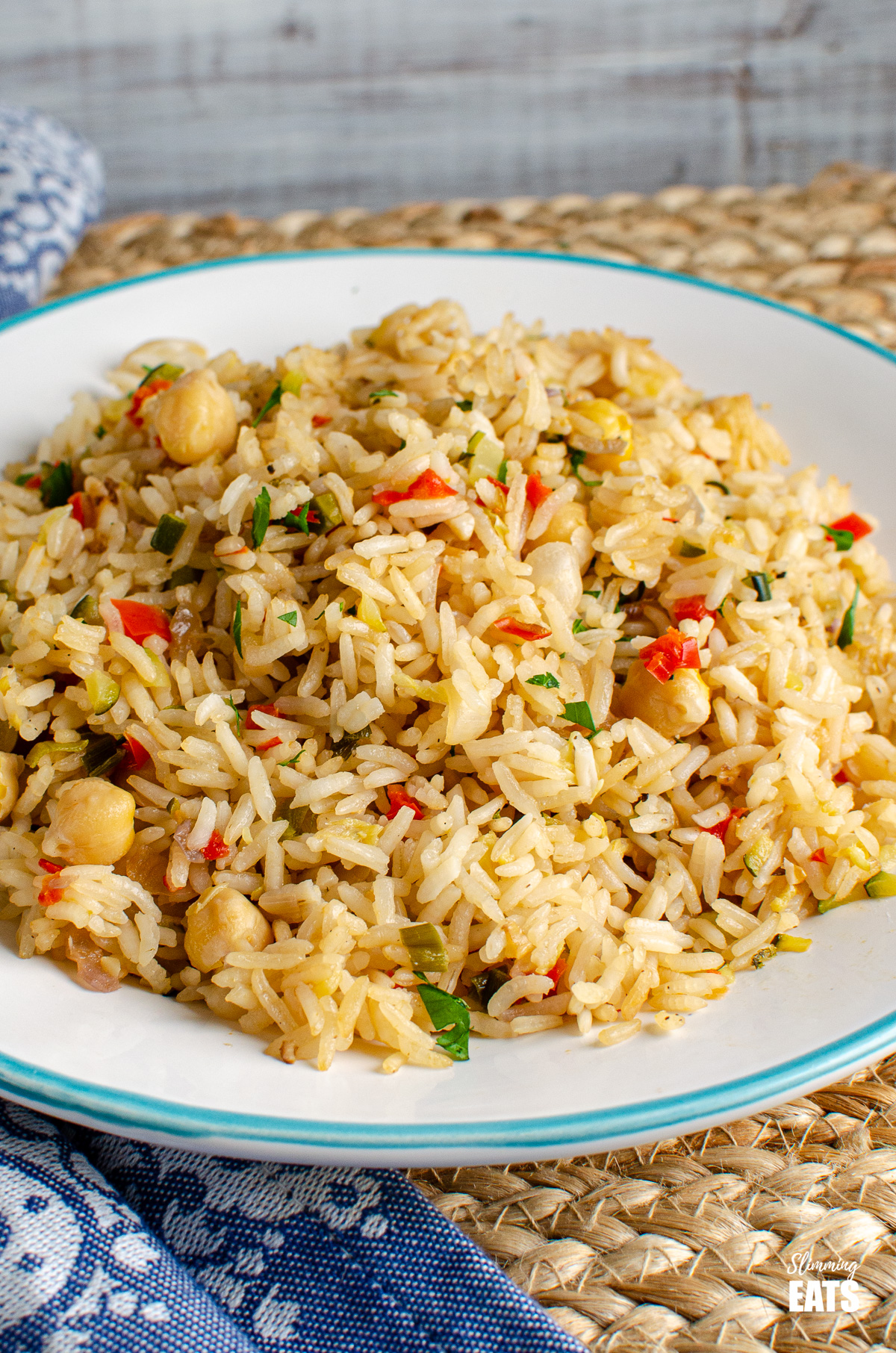 Fragrant Chickpea Rice Pilaf