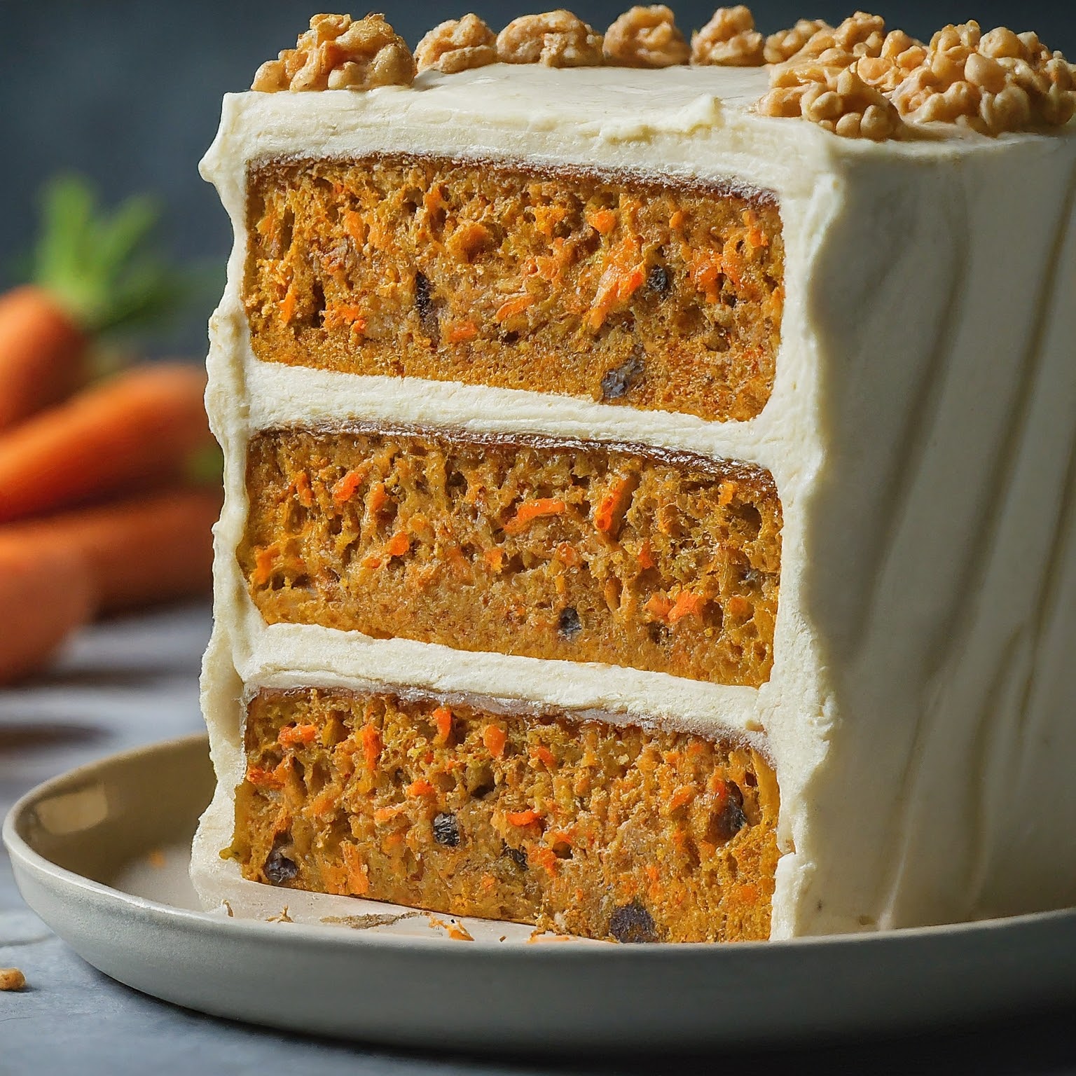 Three Layer Carrot Cake