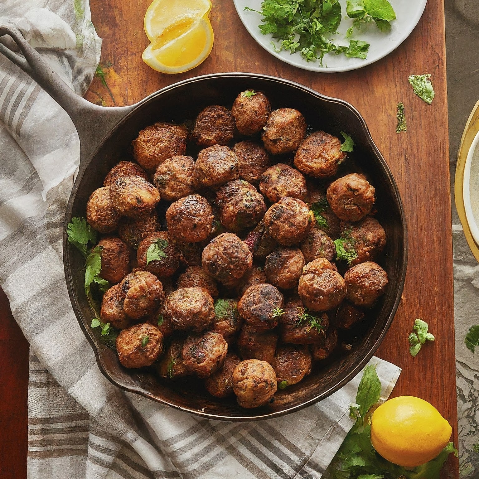 Spelt and Lamb Meatballs