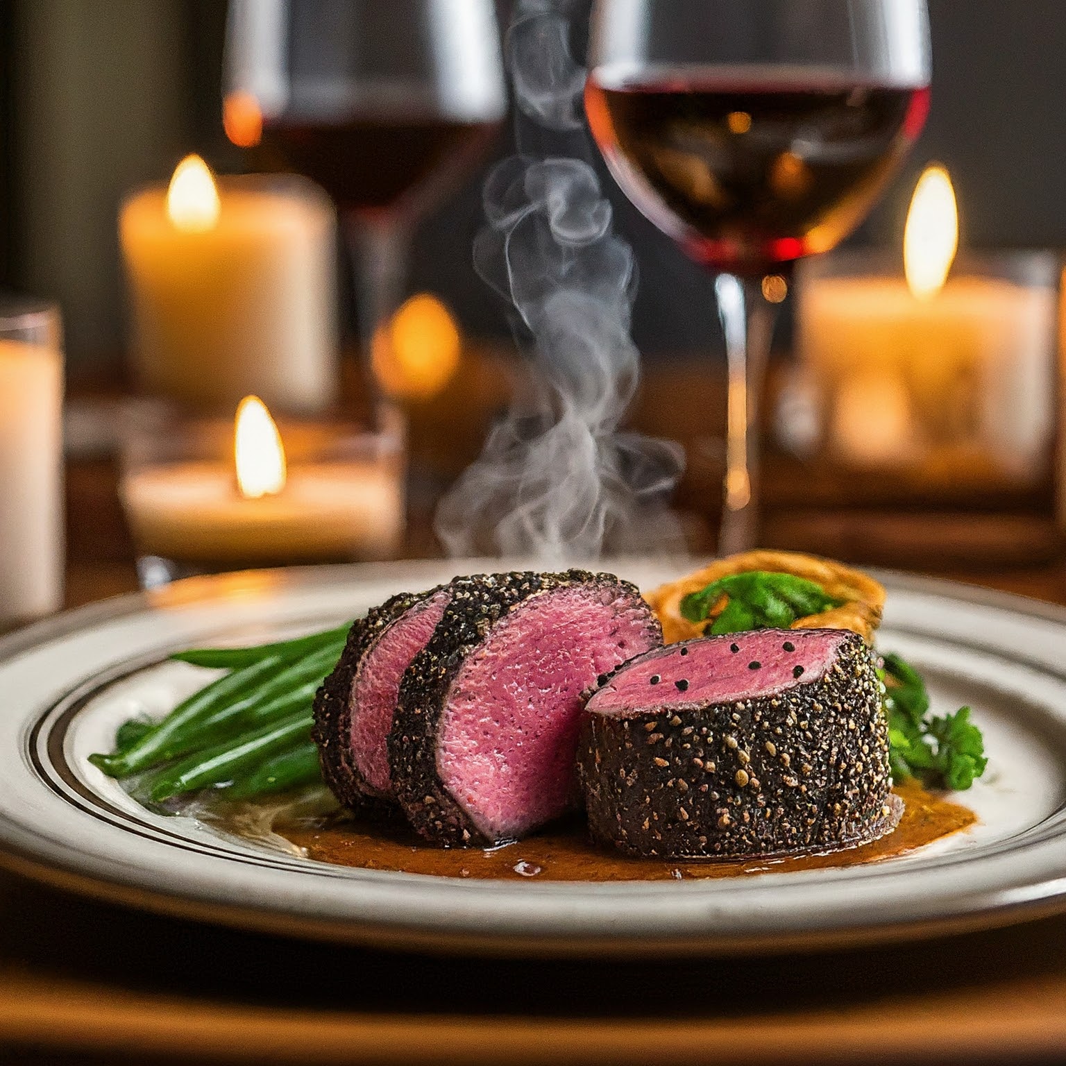 Peppercorn Crusted Beef Tenderloin