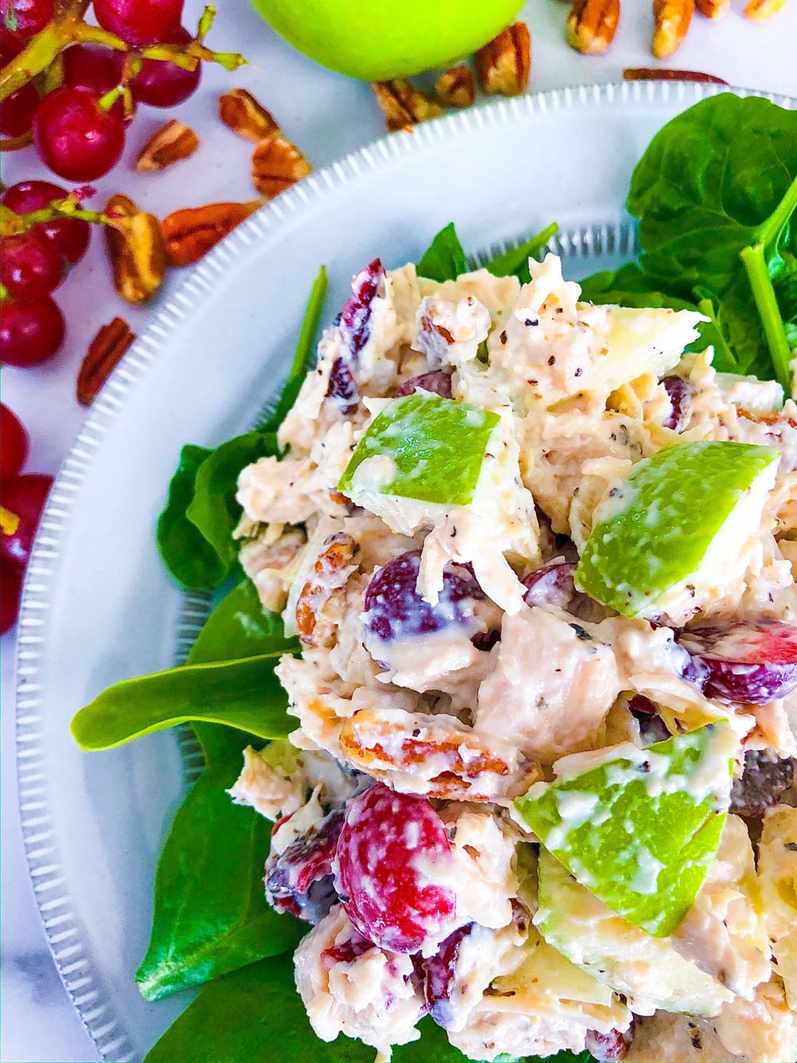 Chicken Salad with Fruit and Nuts