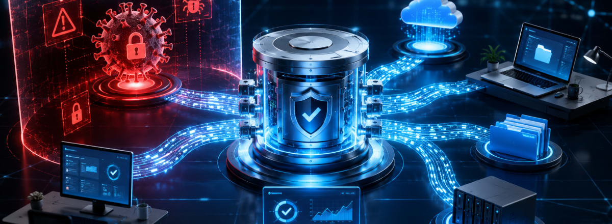 Αντιμετώπιση ransomware με απομόνωση απειλής, ασφαλές backup και επαναφορά εταιρικών δεδομένων