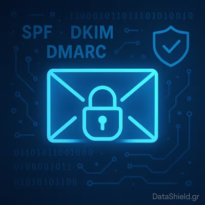 Ασφάλεια Email: SPF, DKIM και DMARC για προστασία από spoofing - DataShield.gr