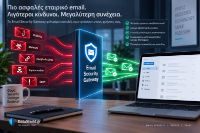 Προστασία εταιρικού email με Email Security Gateway που ελέγχει ύποπτα μηνύματα, links και attachments