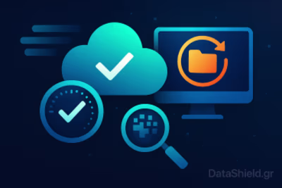 Πώς να Ελέγξετε την Αποτελεσματικότητα του Backup σας: Ο Πλήρης Οδηγός Επαλήθευσης και Testing - DataShield.gr