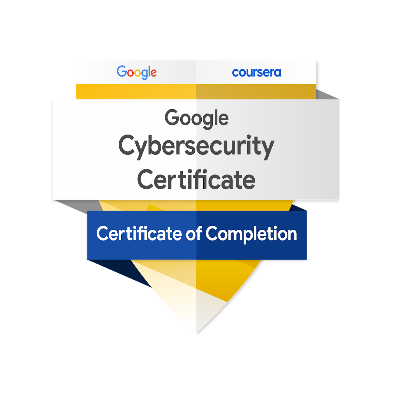 Google Cybersecurity Professional Certificate — Verified by Google on Credly
