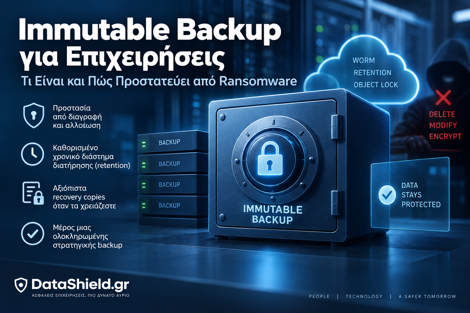Immutable Backup για Επιχειρήσεις: Τι Είναι και Πώς Προστατεύει από Ransomware