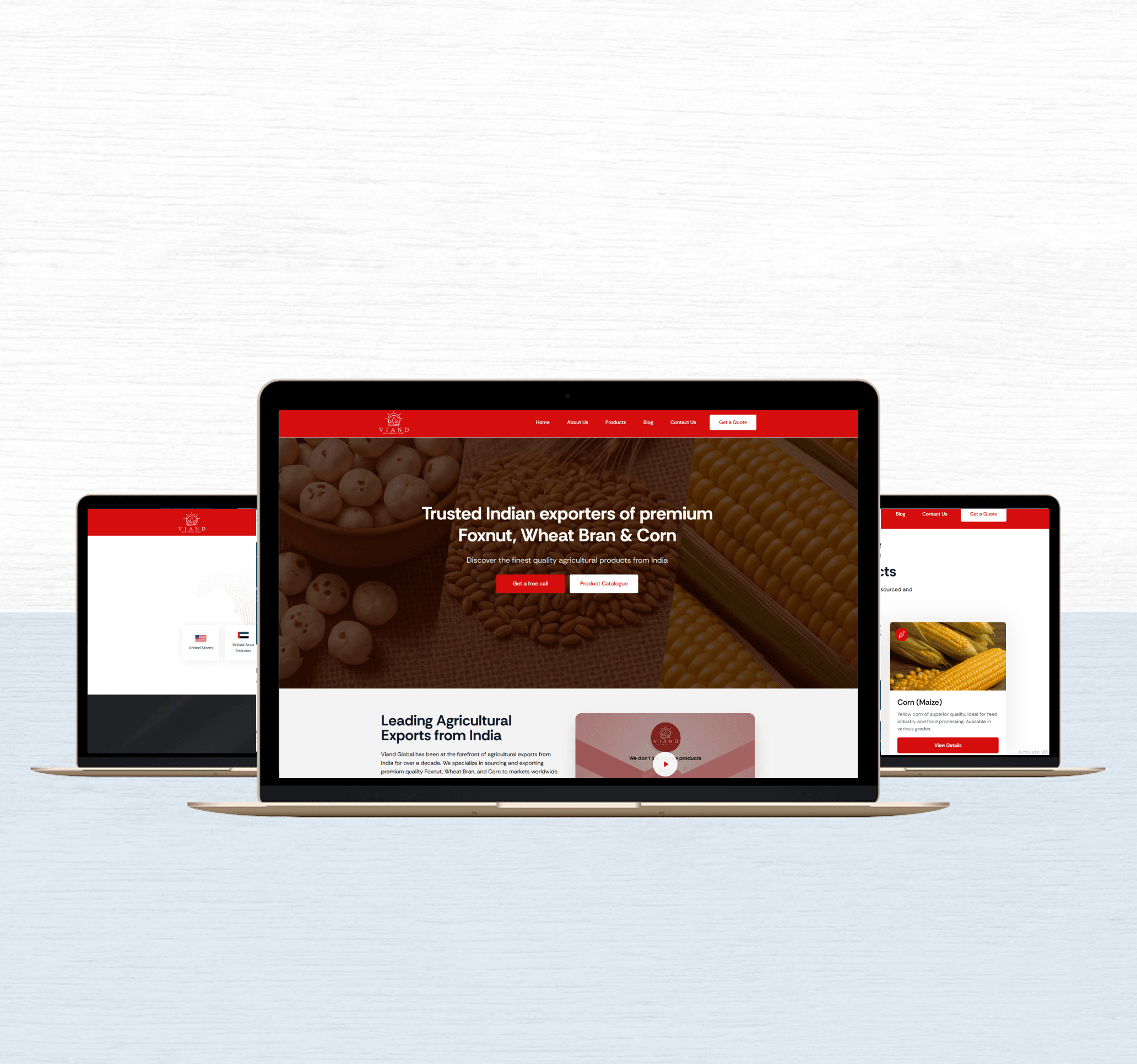 Viand Graphics Viand Global — Food Logistics Case Study | Aquarious Technology