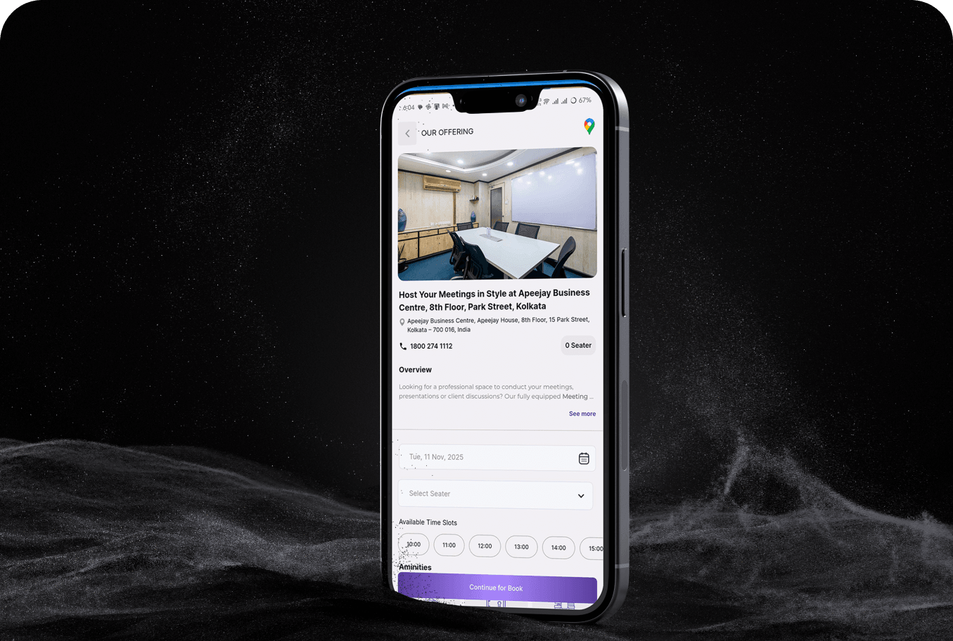 Apeejay Business Center Coworking App