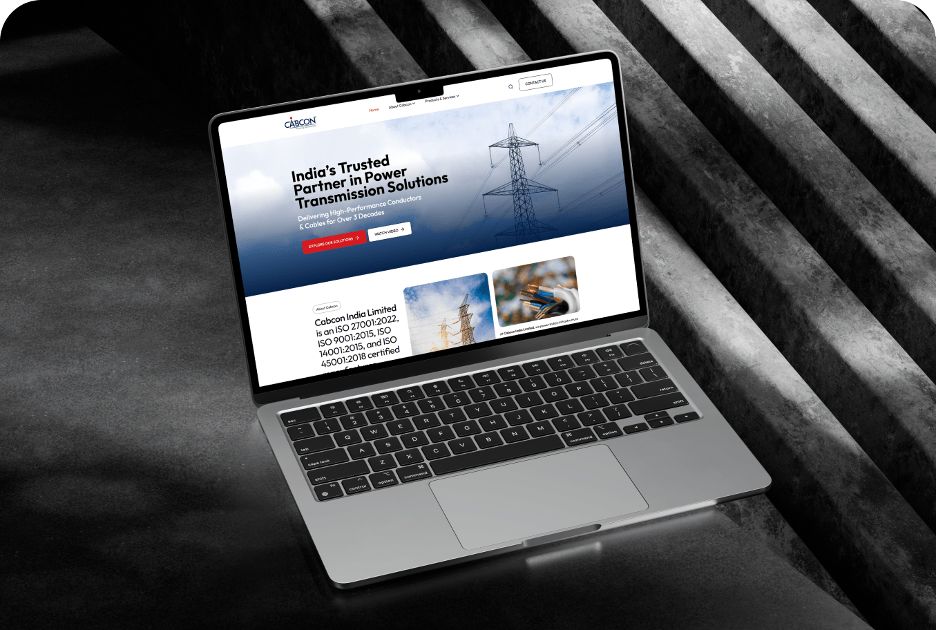 Cabcon Website Design