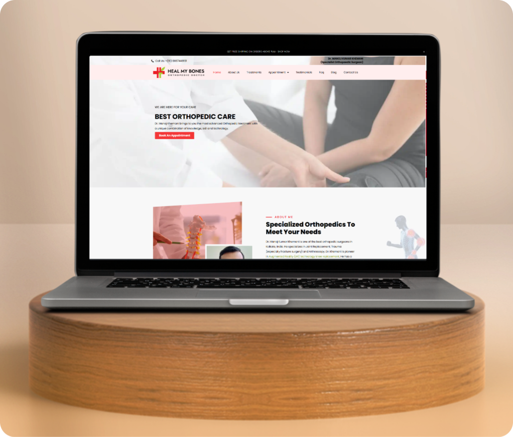 Heal My Bones Website