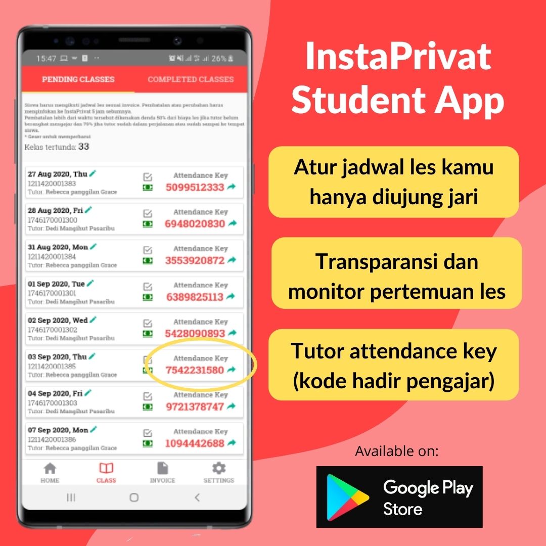 les privat matematika sd smp sma di Karawaci dan gading serpong biaya murah