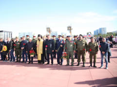Крестный ход в Кемерове в честь святого Александра Невского