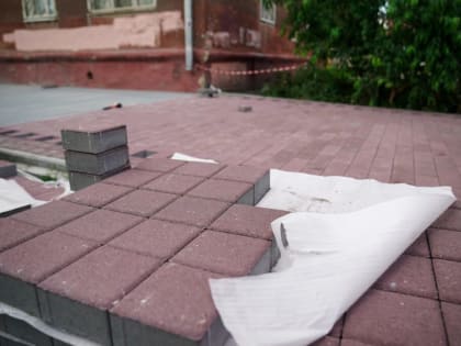 В Кемерове благоустраивают центральную пешеходную улицу