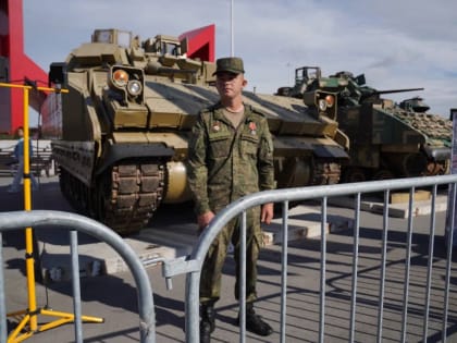 Выставка трофейной техники НАТО в Кузбассе