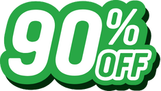 90% OFF