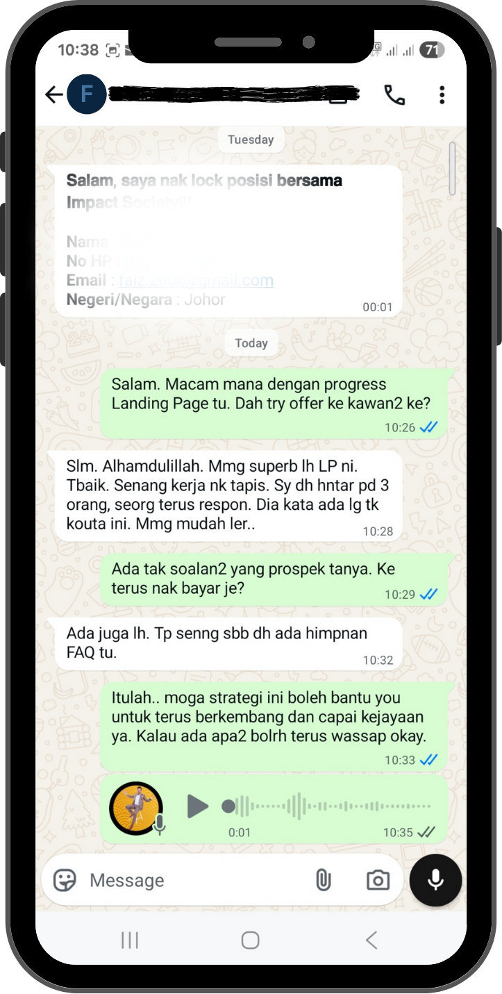 Review Peserta