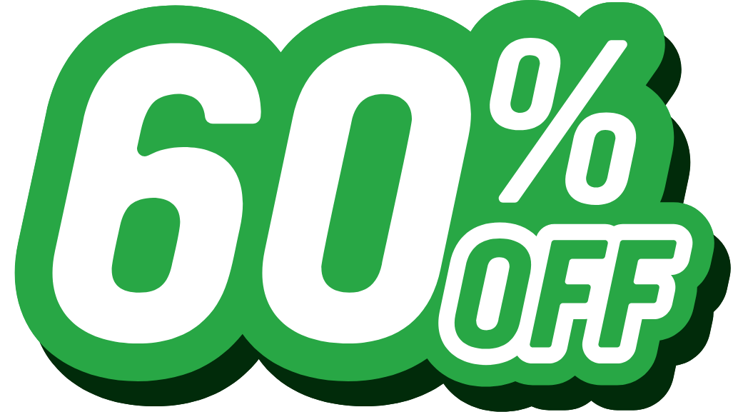 60% OFF
