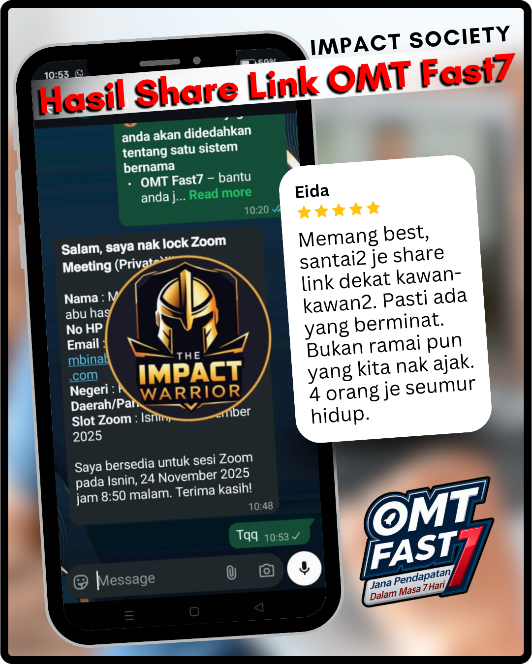 Tak perlu ajak ramai