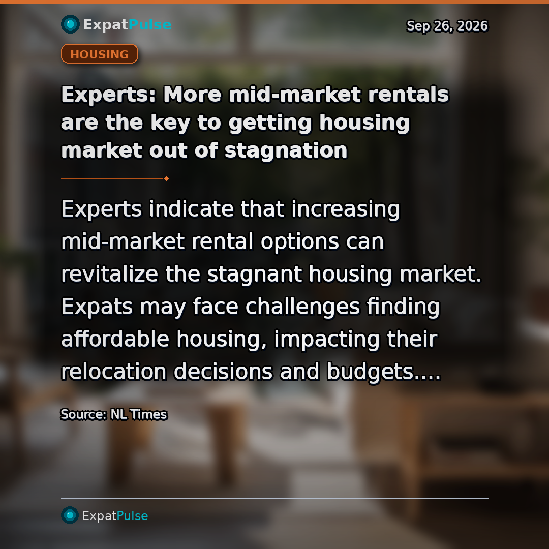 Experts: More mid-market rentals are the key to getting housing market out of stagnation