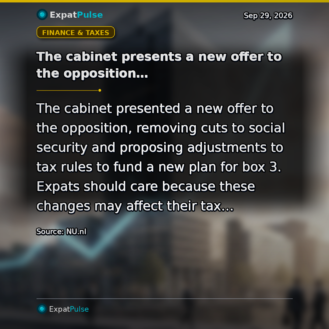 The cabinet presents a new offer to the opposition and aims to improve purchasing power, among other things.