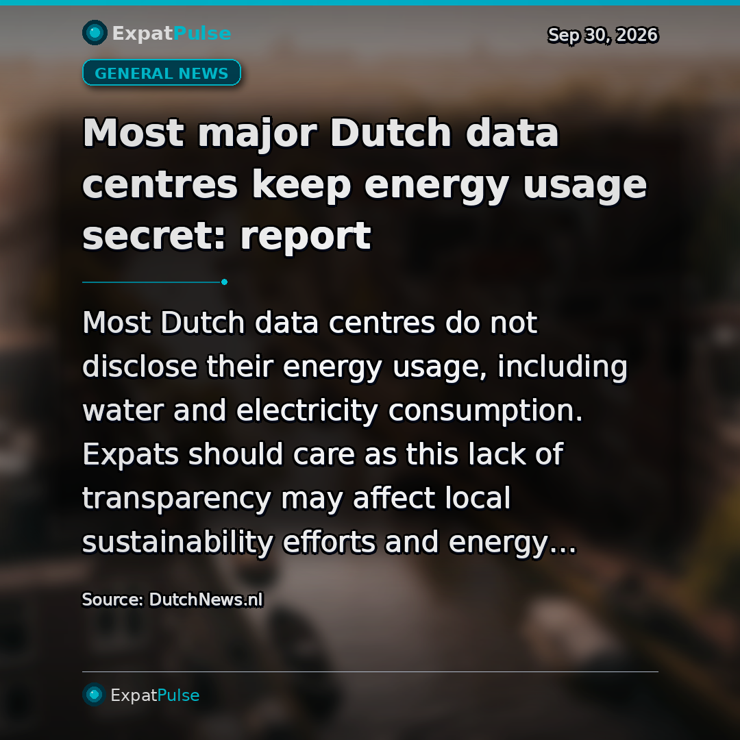Most major Dutch data centres keep energy usage secret: report