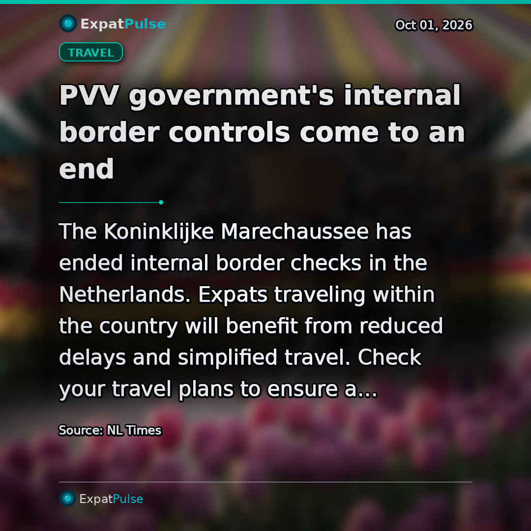 PVV government's internal border controls come to an end