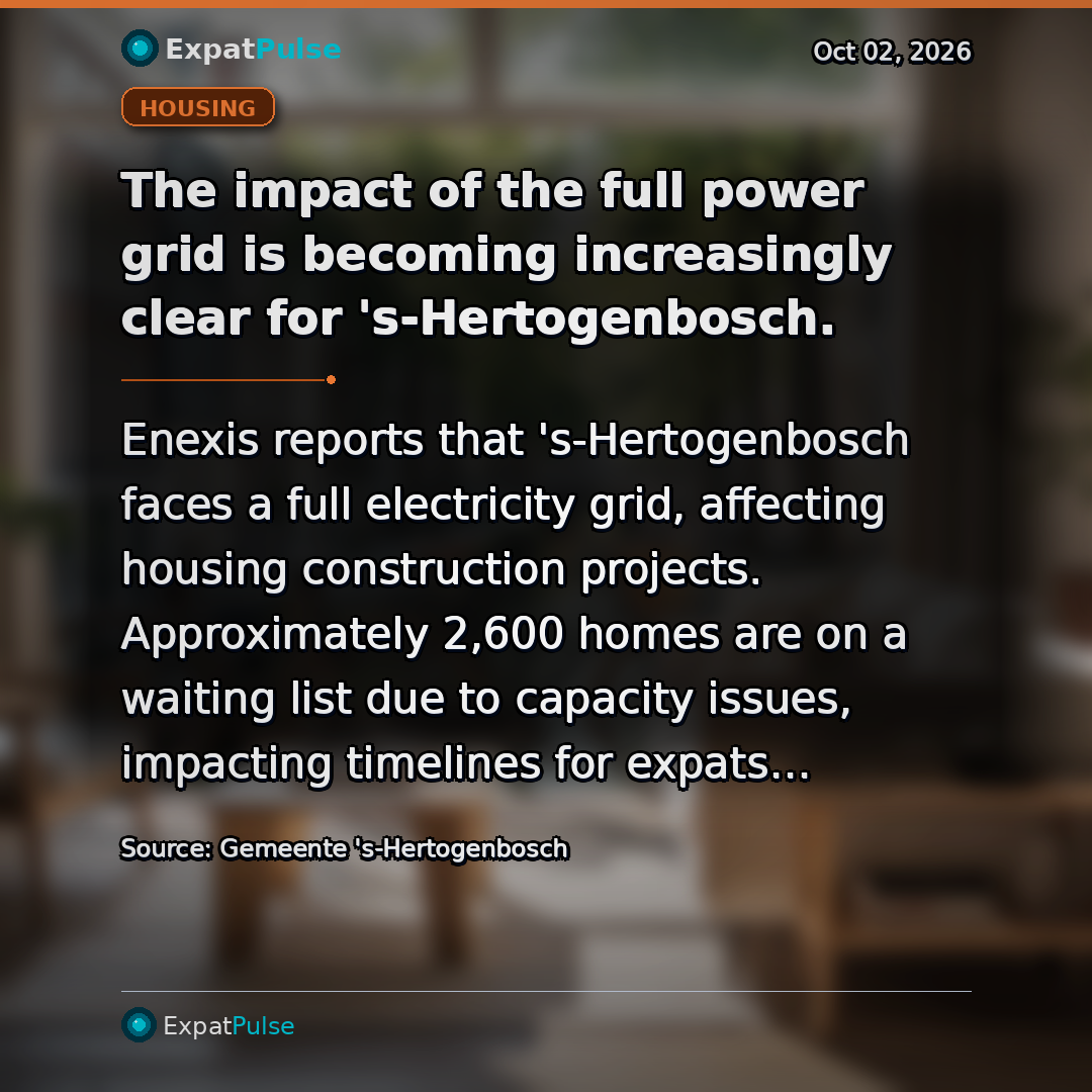 The impact of the full power grid is becoming increasingly clear for 's-Hertogenbosch.