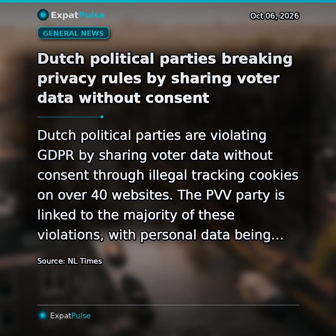 Dutch political parties breaking privacy rules by sharing voter data without consent
