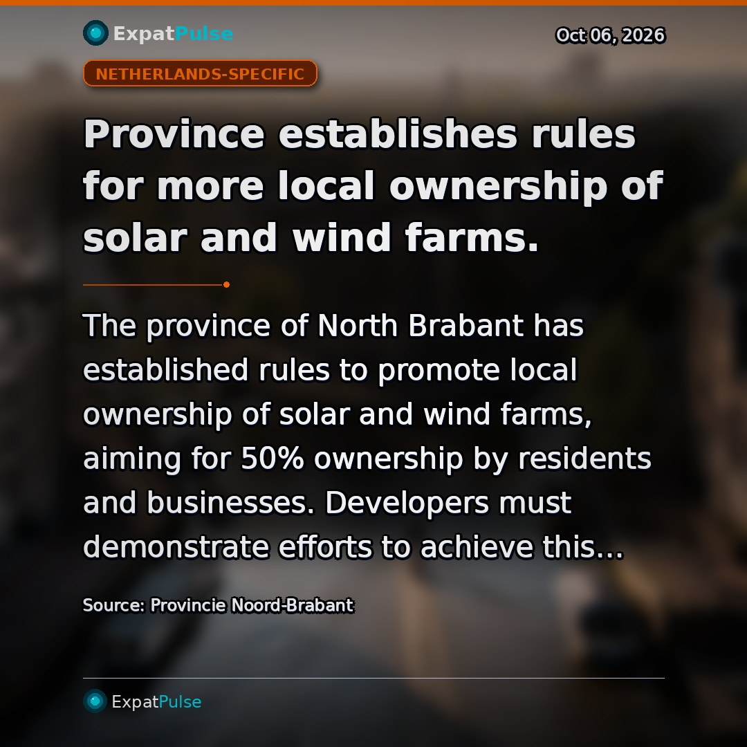 Province establishes rules for more local ownership of solar and wind farms.