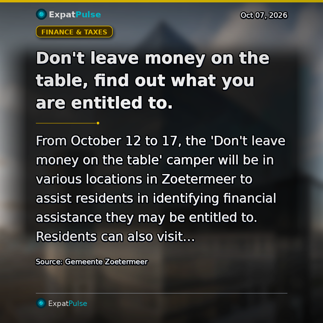 Don't leave money on the table, find out what you are entitled to.