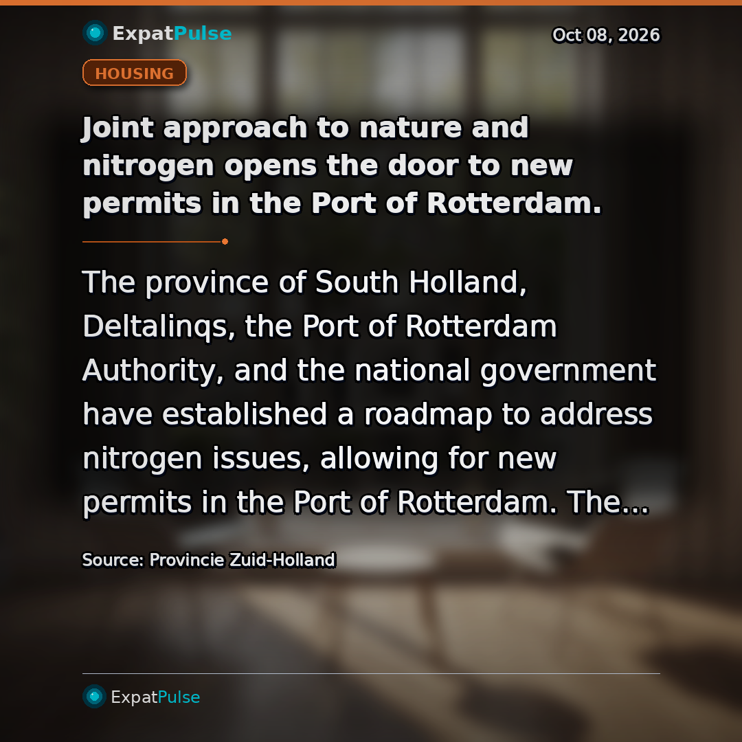 Joint approach to nature and nitrogen opens the door to new permits in the Port of Rotterdam.