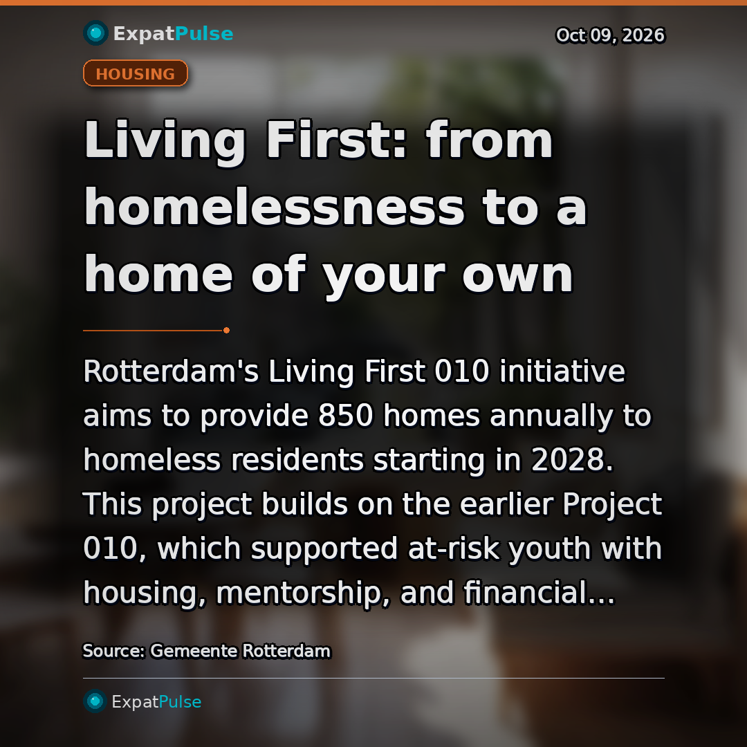 Living First: from homelessness to a home of your own