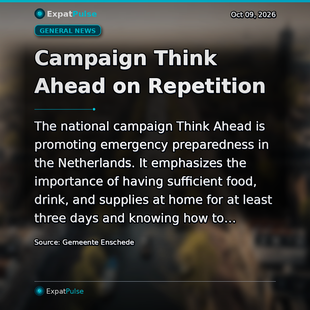 Campaign Think Ahead on Repetition