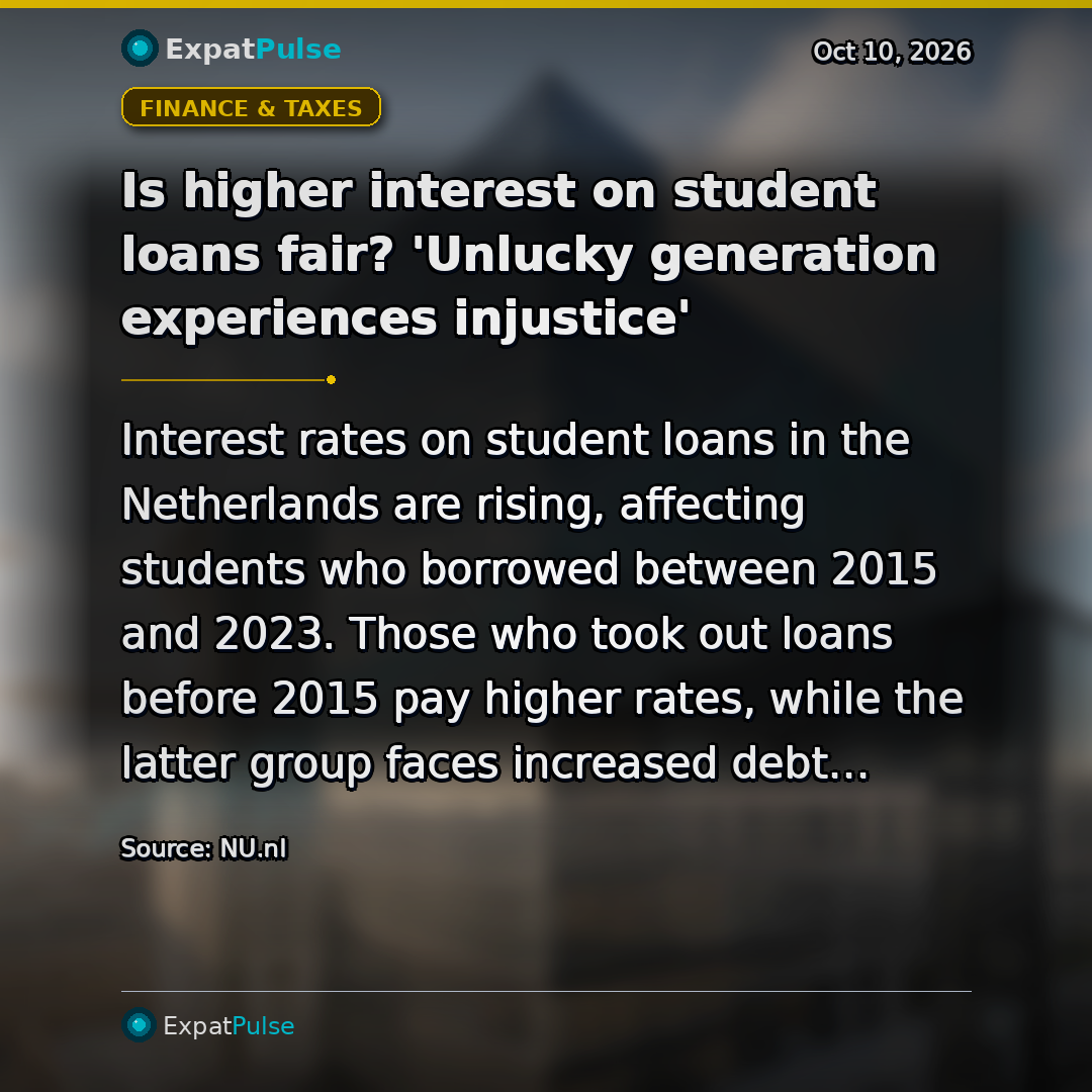 Is higher interest on student loans fair? 'Unlucky generation experiences injustice'
