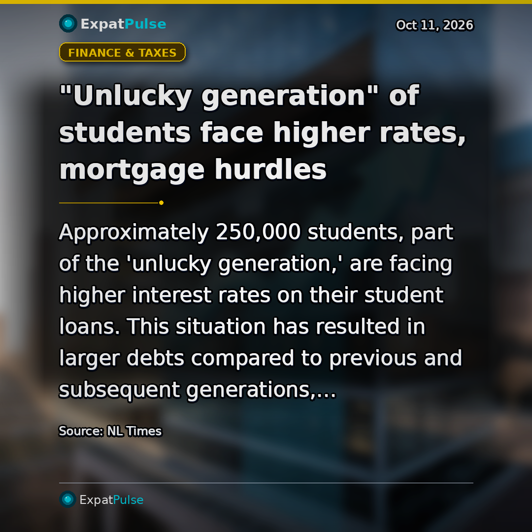 "Unlucky generation" of students face higher rates, mortgage hurdles