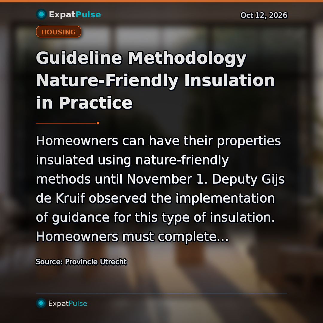 Guideline Methodology Nature-Friendly Insulation in Practice