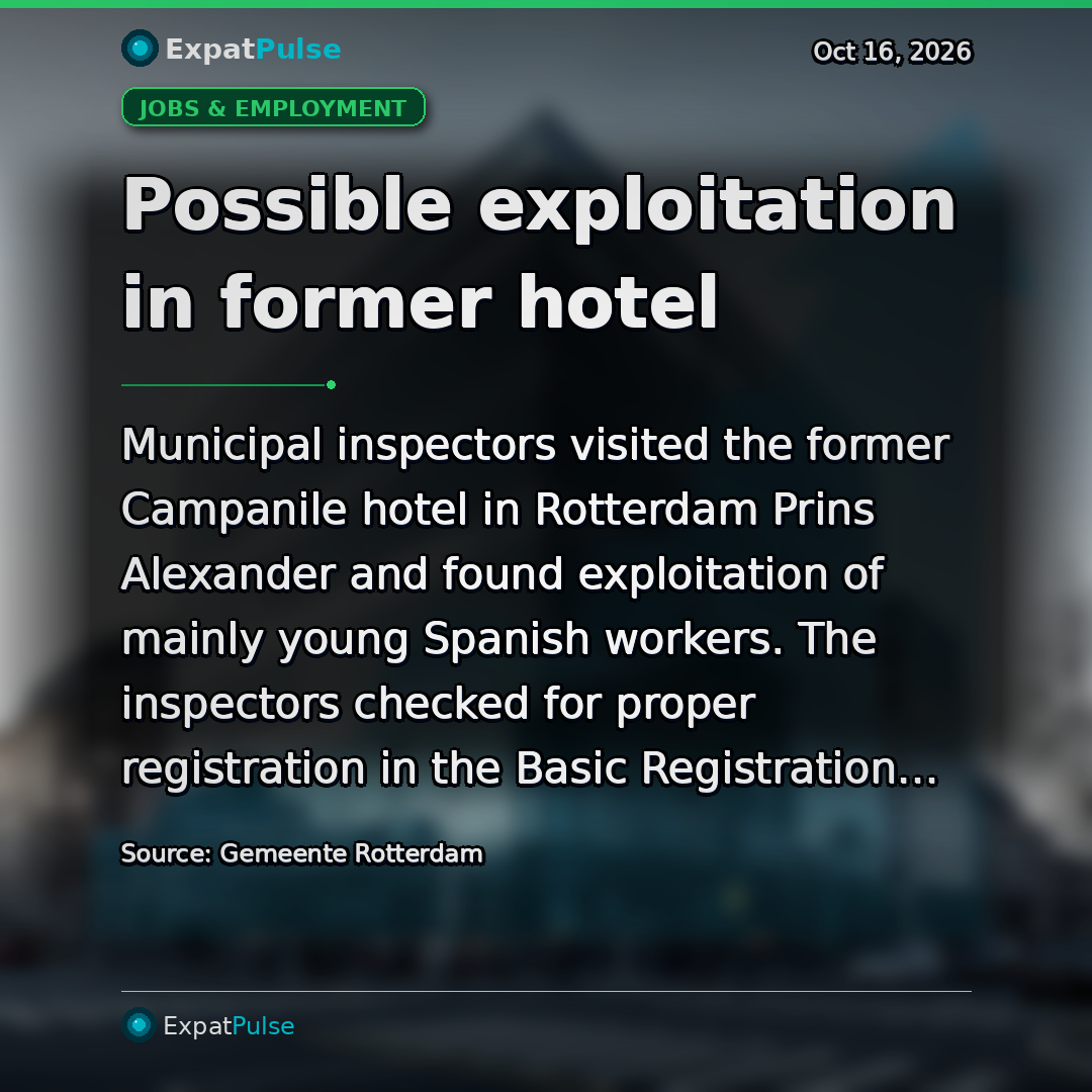 Possible exploitation in former hotel