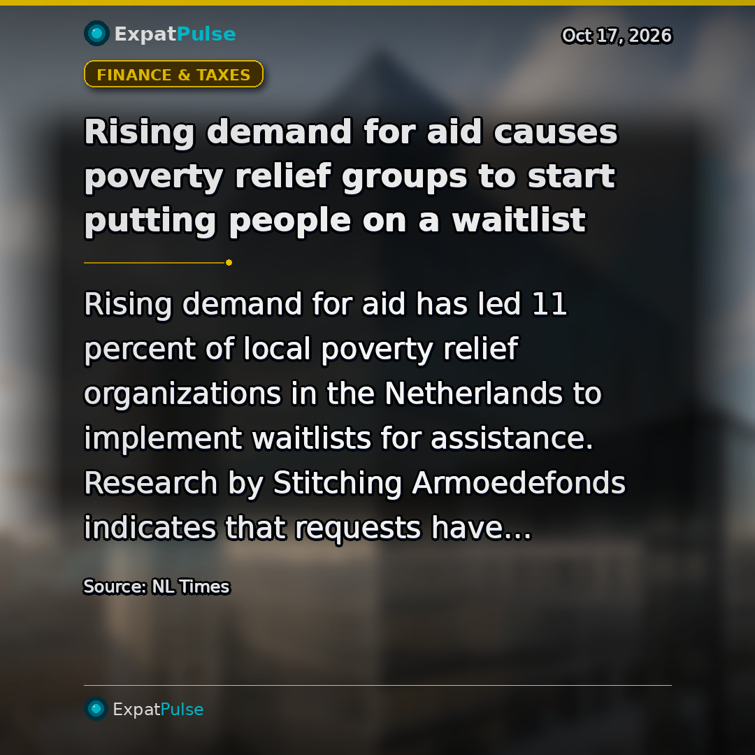 Rising demand for aid causes poverty relief groups to start putting people on a waitlist