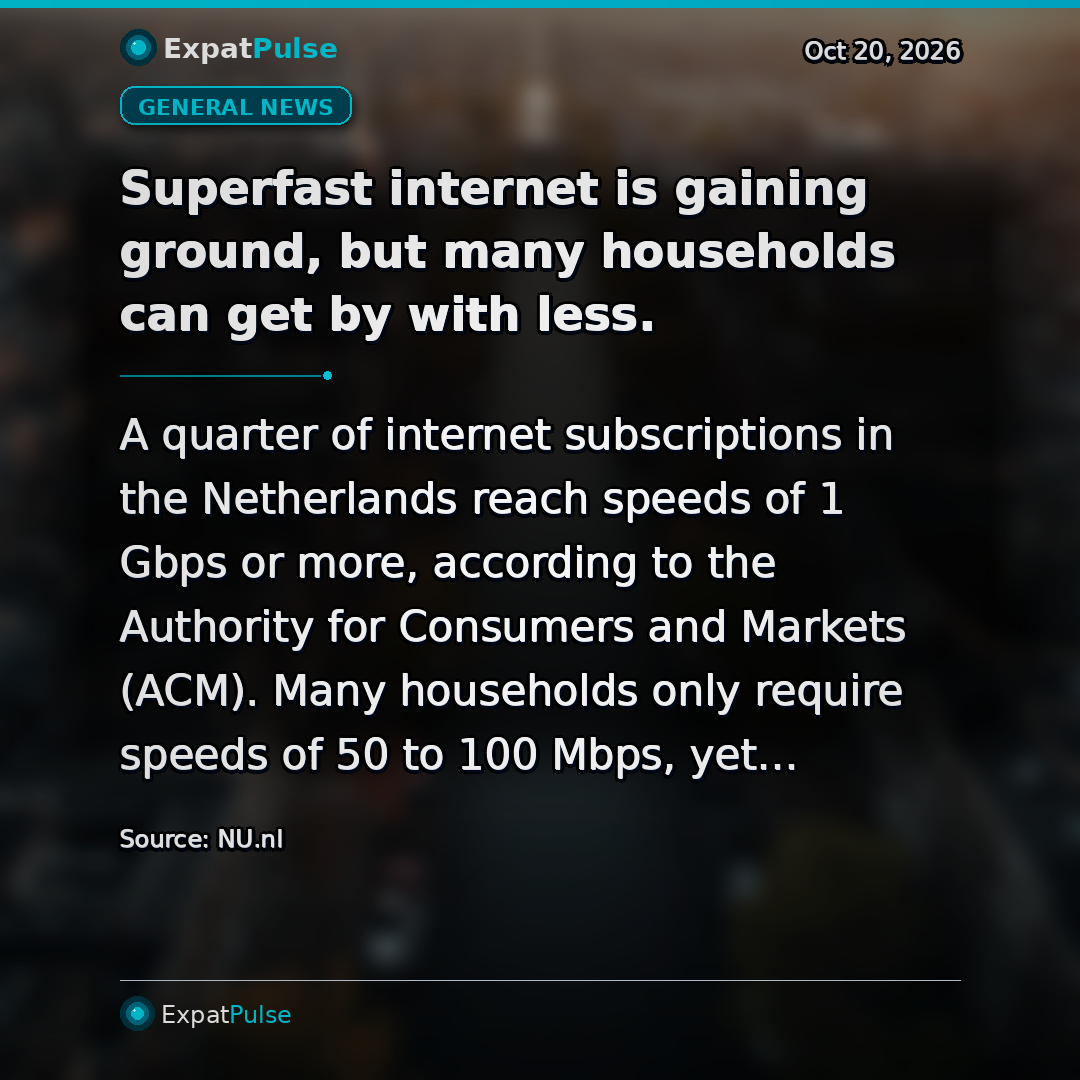Superfast internet is gaining ground, but many households can get by with less.