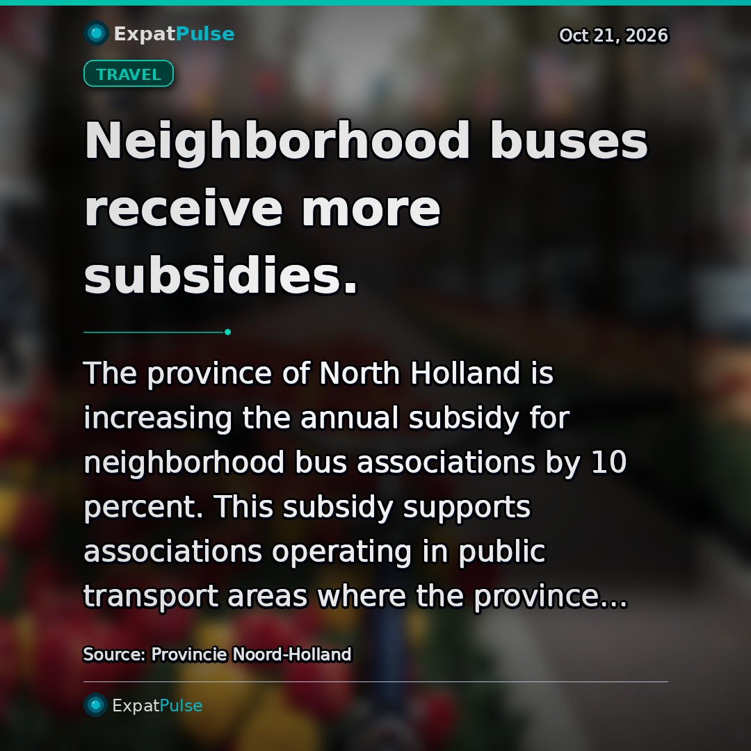 Neighborhood buses receive more subsidies.