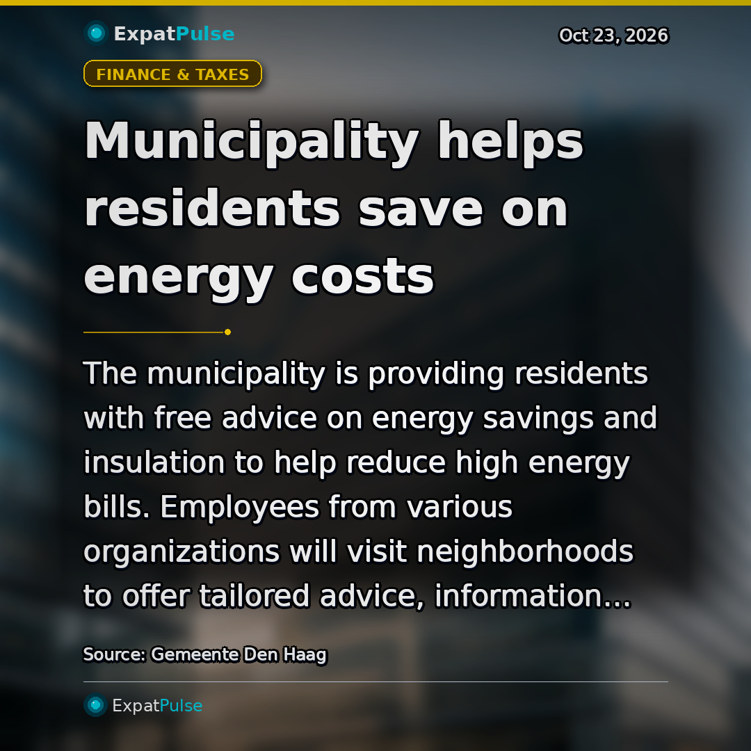 Municipality helps residents save on energy costs