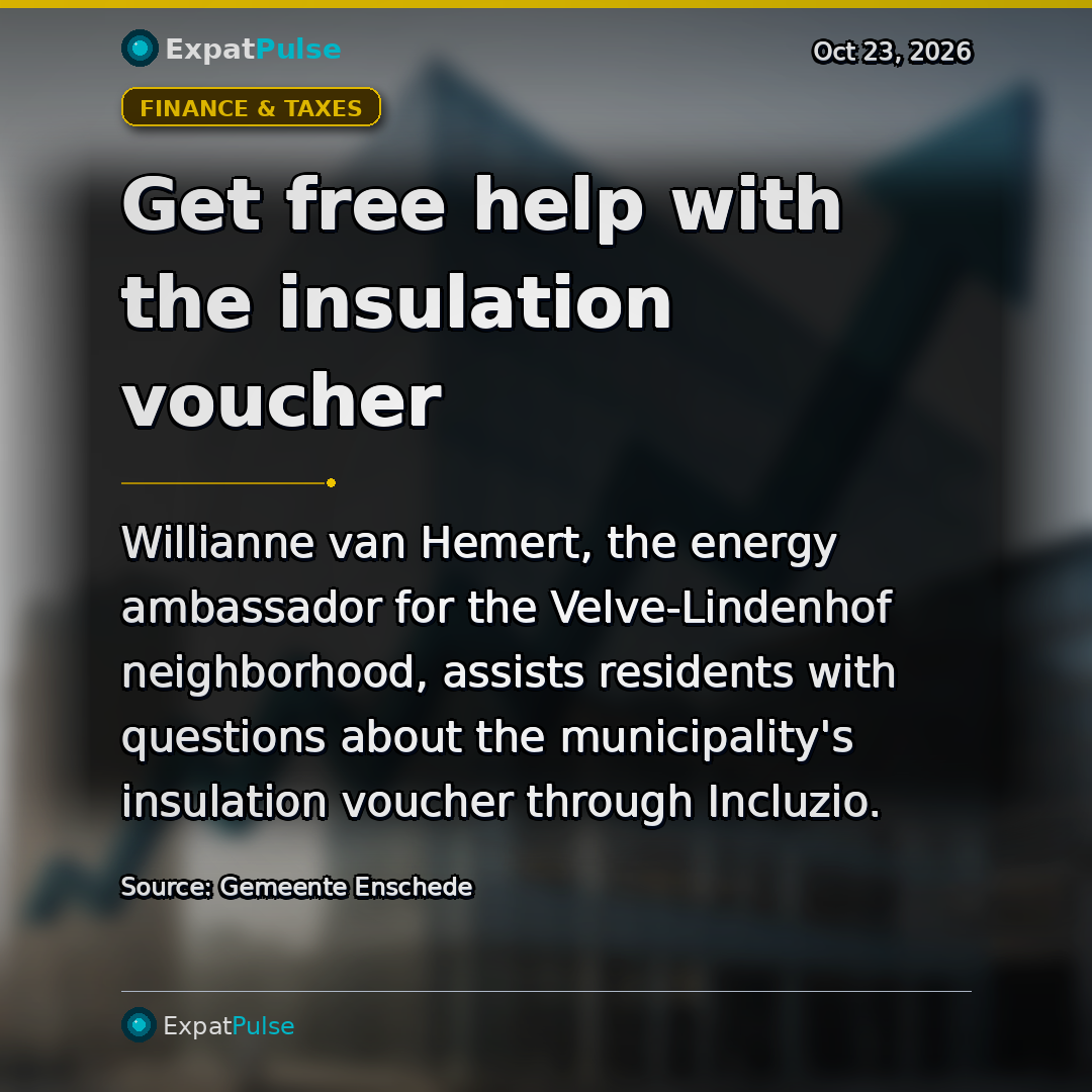 Get free help with the insulation voucher
