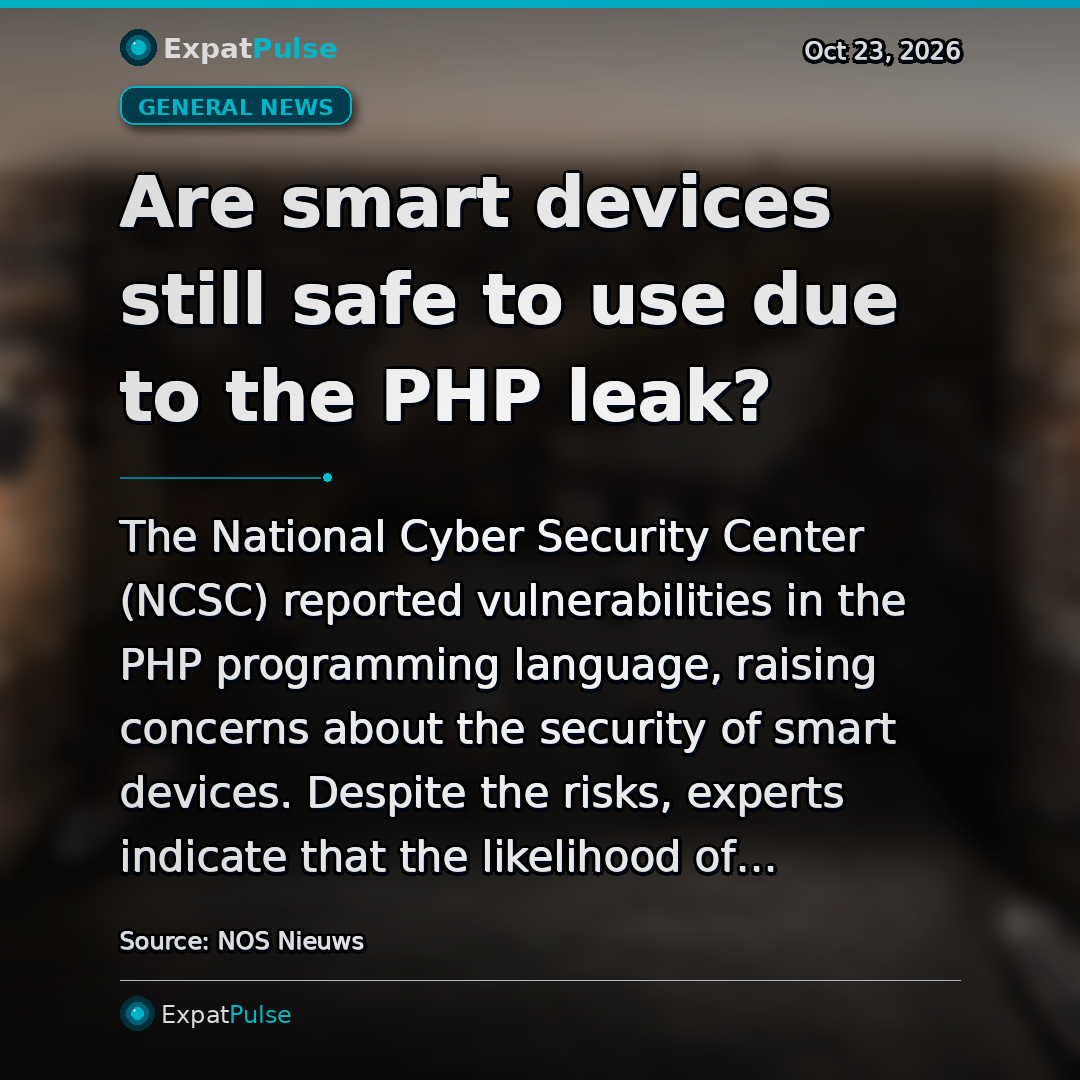 Are smart devices still safe to use due to the PHP leak?