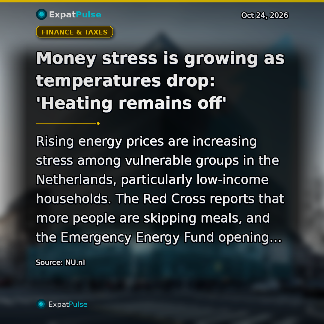 Money stress is growing as temperatures drop: 'Heating remains off'