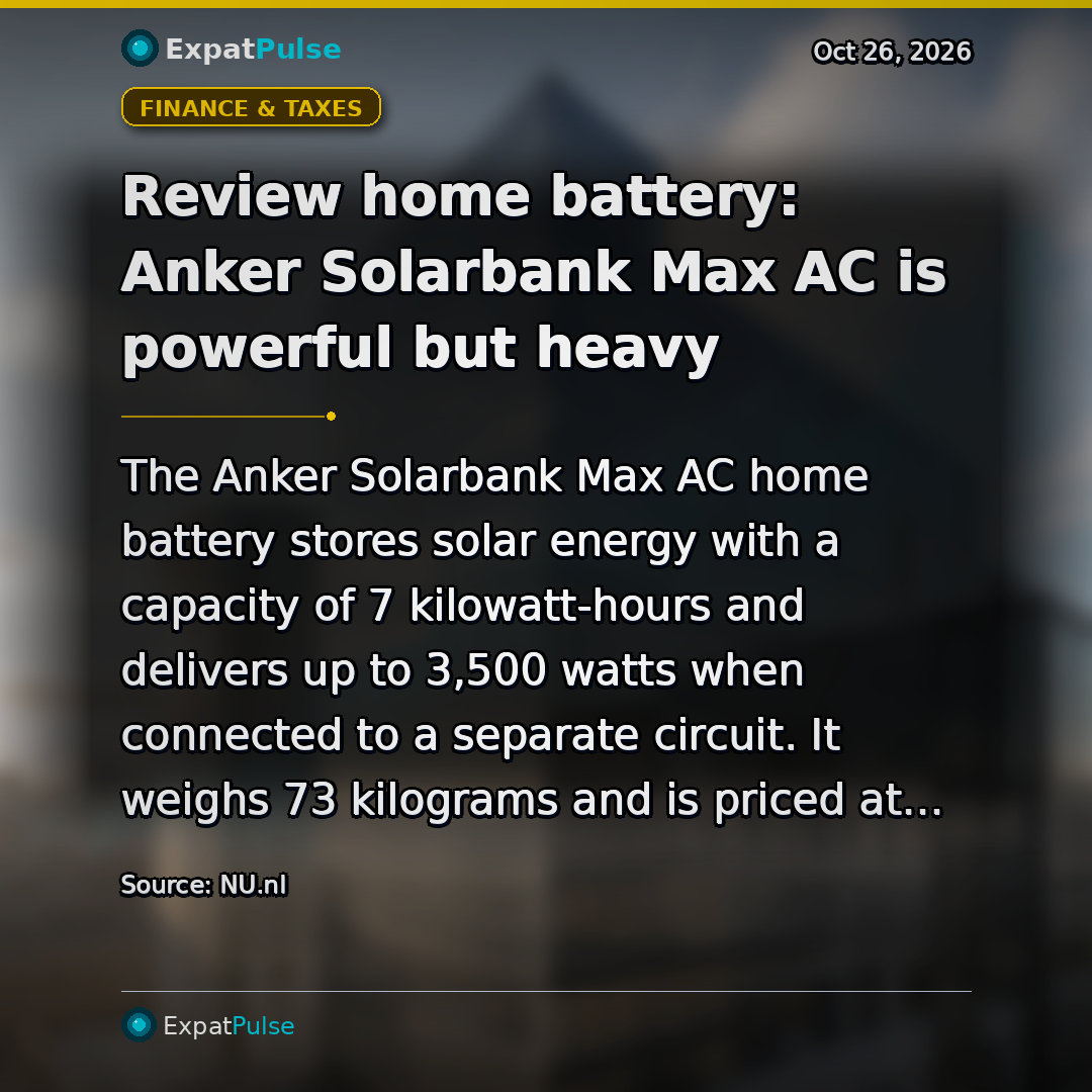 Review home battery: Anker Solarbank Max AC is powerful but heavy